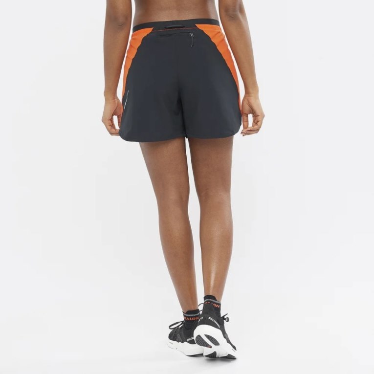 Salomon Cross 5'' Women's Running Shorts Orange | CA 98H7